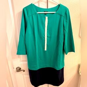 Ann Taylor dress size 14 EUC color block
